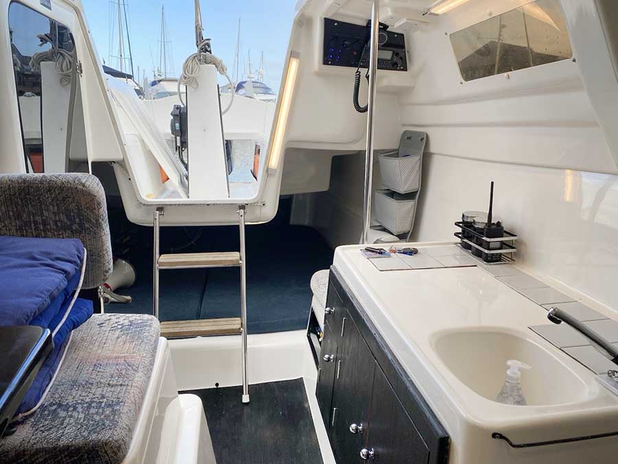 Saloon aft