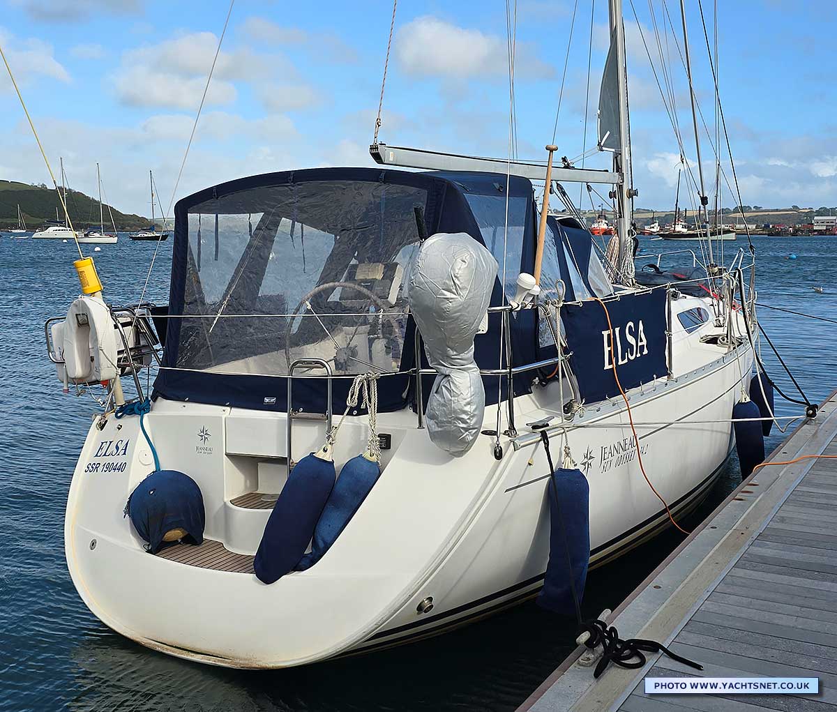 Moored with canopy