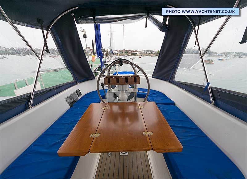 Cockpit from companionway