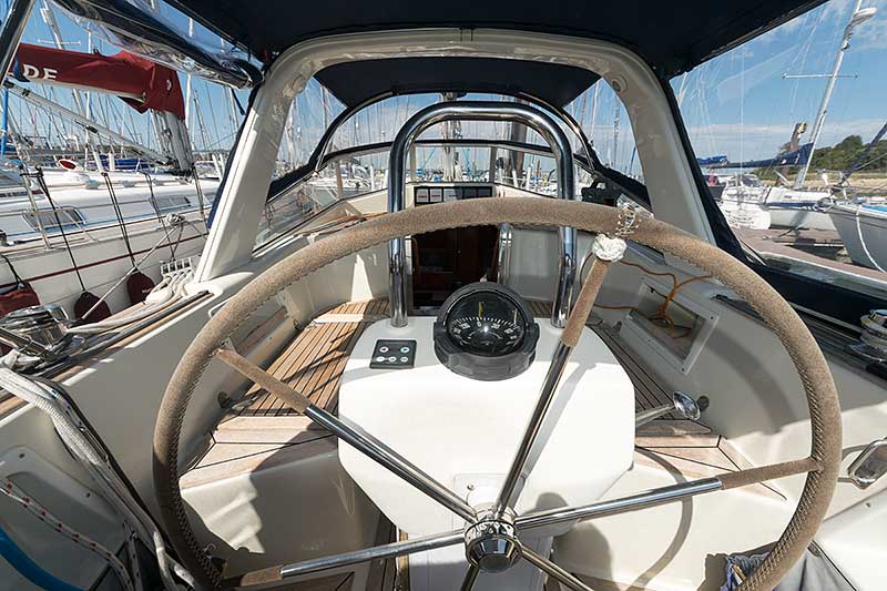 Cockpit from helm