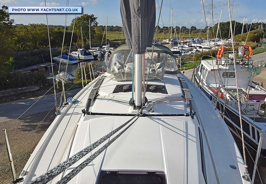 Deck aft