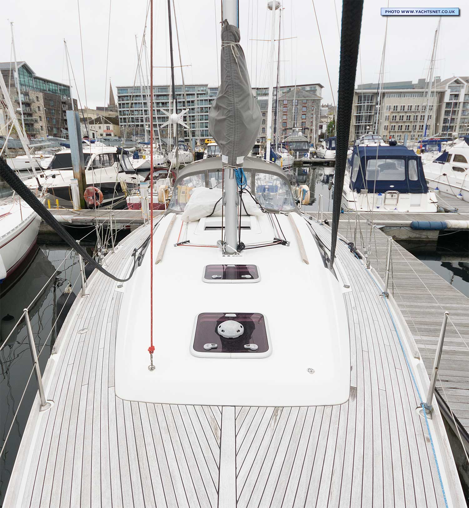 Deck aft