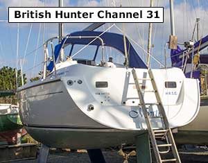 Hunter Channel 31 twin keel yacht for sale